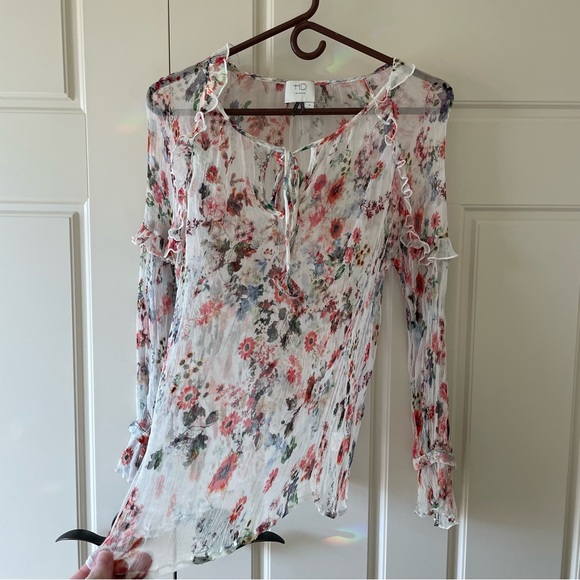 ✨Last Call✨ Anthropologie x HD in Paris Leda Floral Blouse - Picture 5 of 8